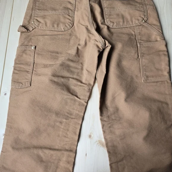 Carhartt B01 BRN Loose Fit Double Knee Utility Pants 34X30 - Picture 10 of 11